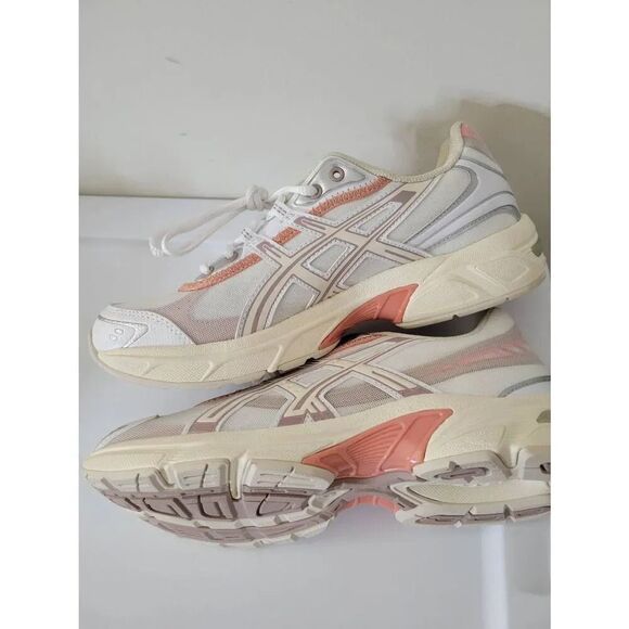 ASICS Gel-1130 RE "White/Oatmeal" sneakers Sz 10 NWOB - Picture 8 of 12